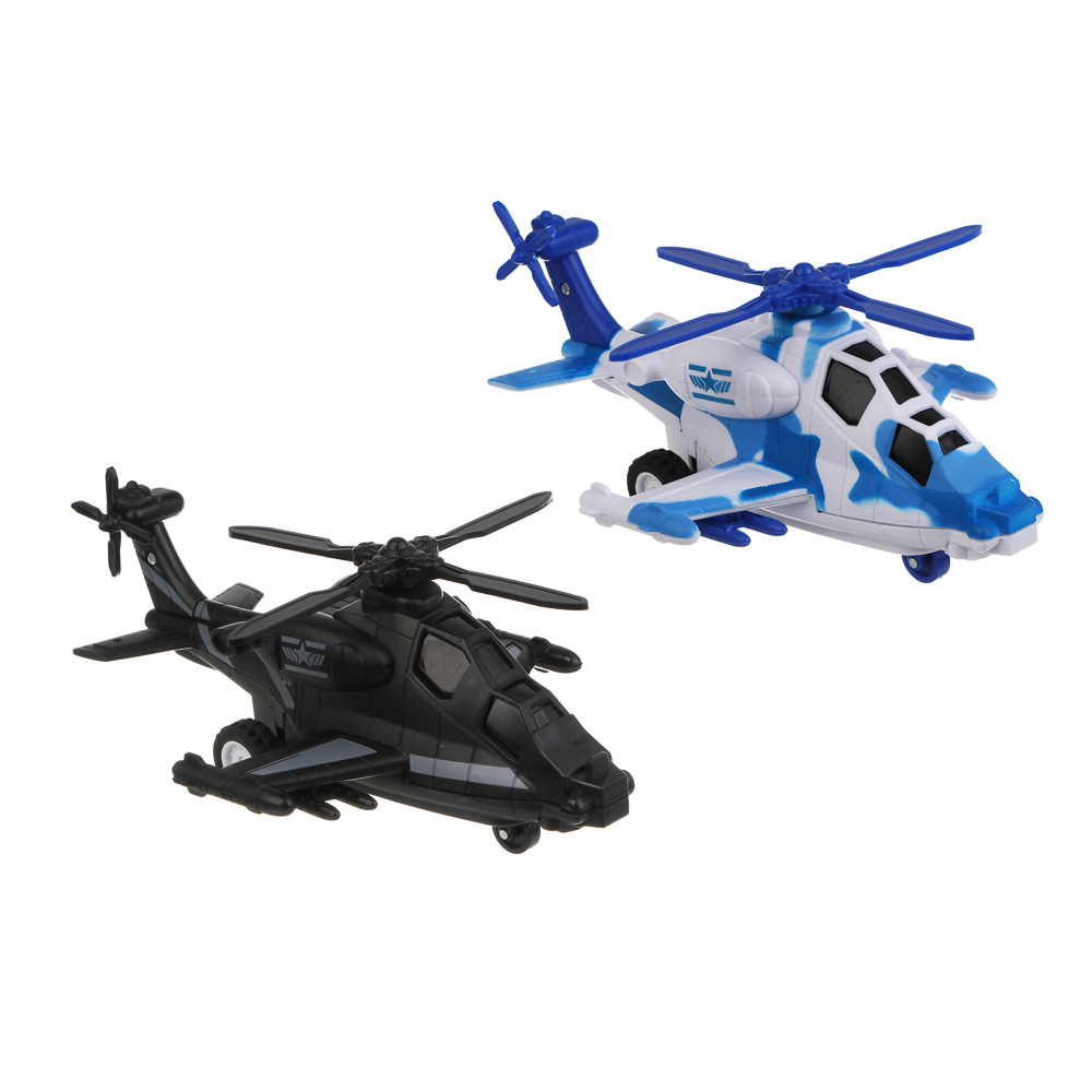 ИГРОЛЕНД Игрушка в виде вертолета "Военная операция", свет, звук, инерц., ABS, 20х12х8,2 см, 2 диз., арт.№ 292-210