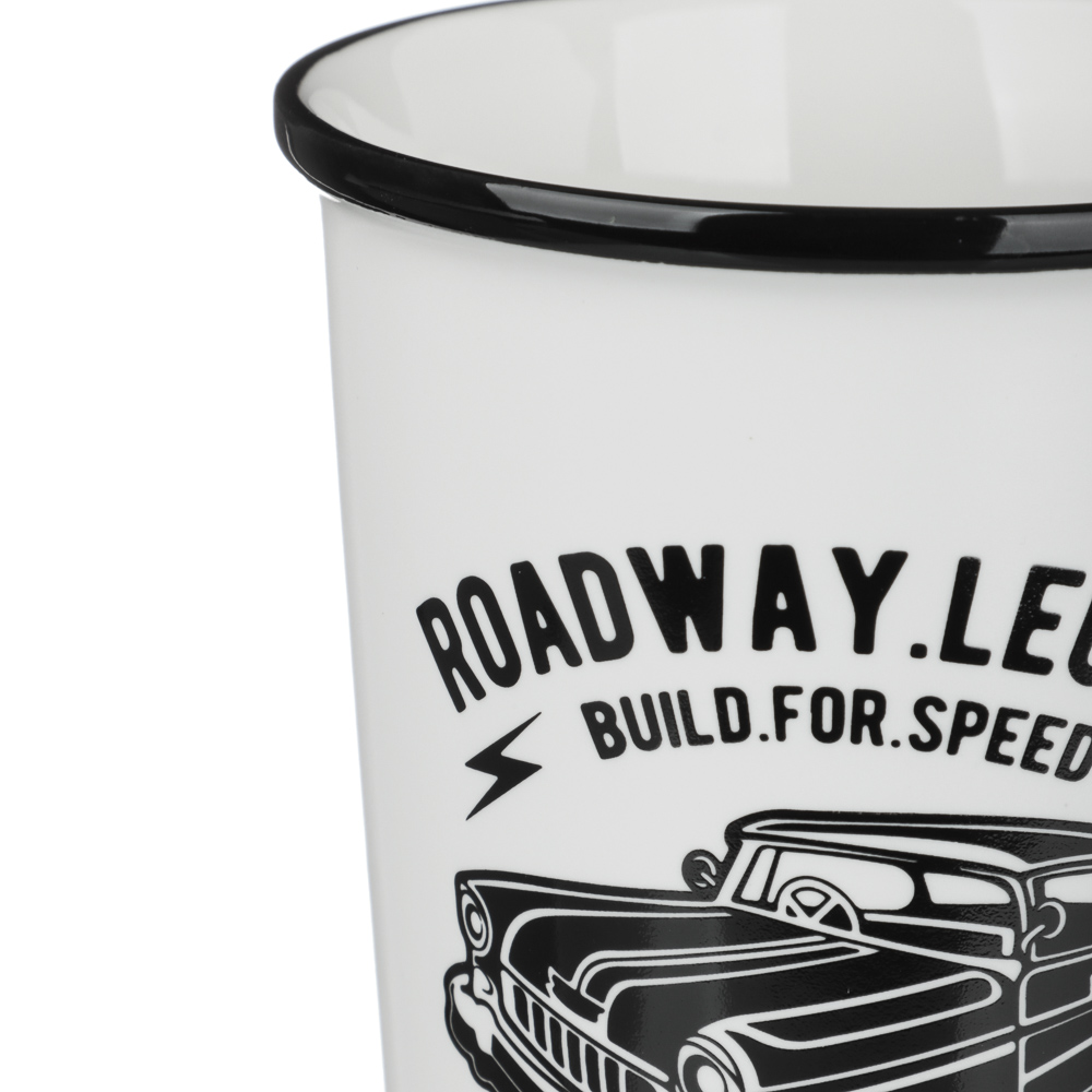 Кружка Ретро тм MILLIMI 410мл, фарфор, 4 дизайна, арт.№ 806-520