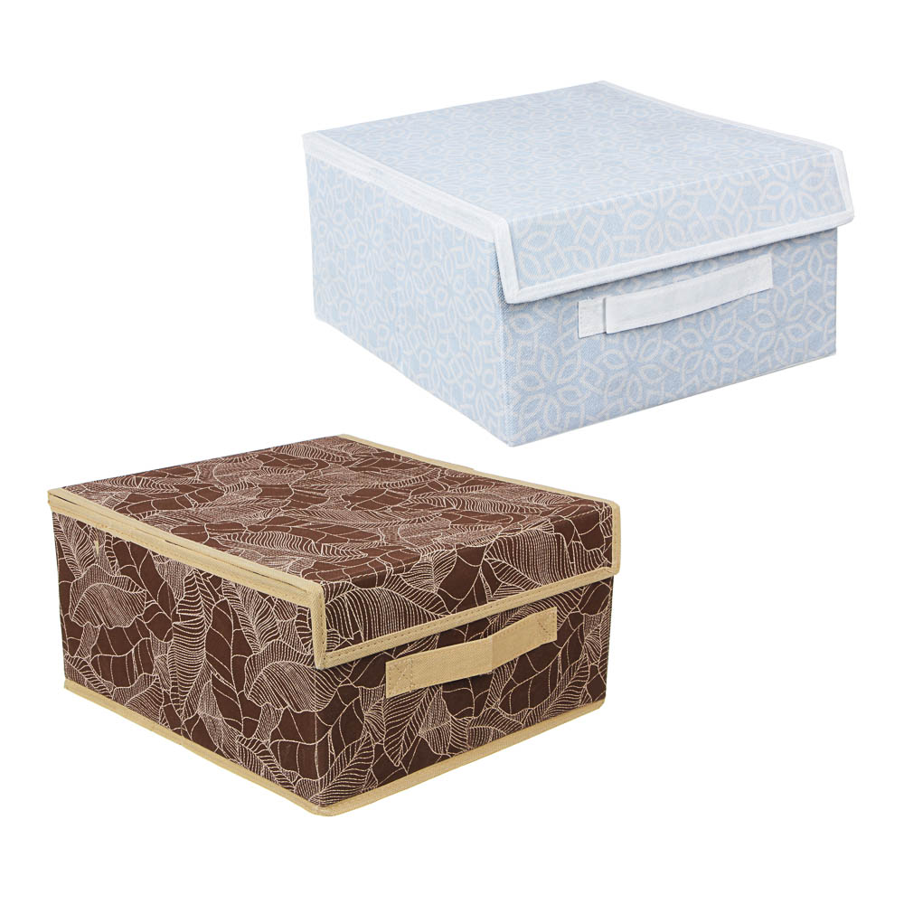 VETTA Верона Кофр для хранения с крышкой, 28х30х16см, спанбонд, 2 цвета, арт.№ 457-523