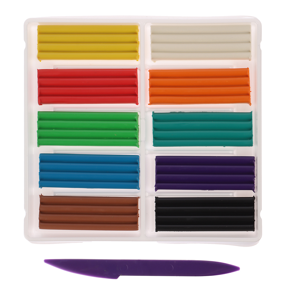 Пластилин "ZOO" 10 цветов, арт.№ 239-101