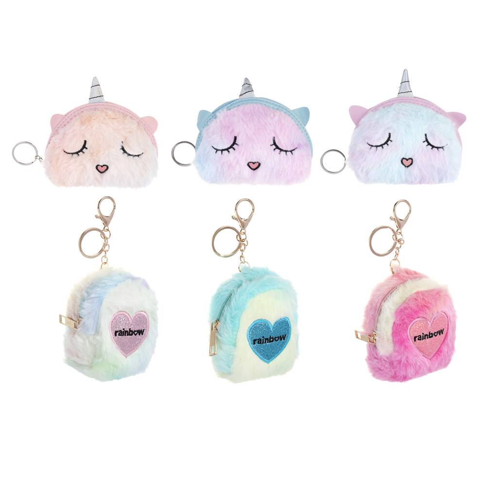 ЮL Кошелек для мелочи, полиэстер, 10х8х4см/12х10х4см, 2 дизайна,КМ23-1, арт.№ 303-001