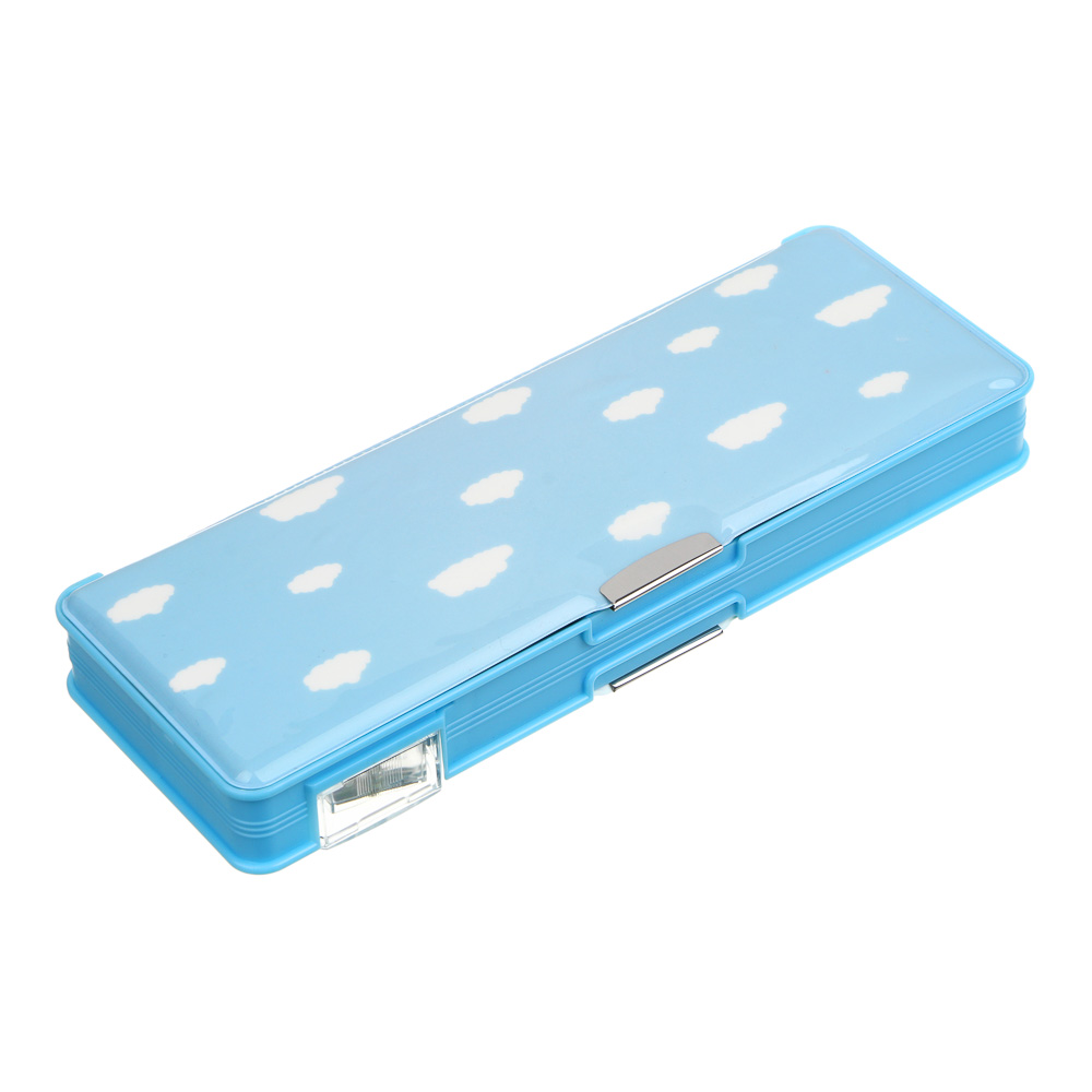 ЯЩЕРЫ Пенал жесткий прямоугольный, 23х10х4см, 2 отделения, пластик, арт.№ 524-234