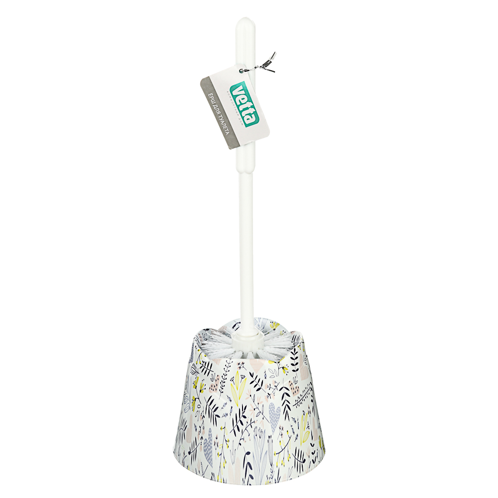 VETTA Ёрш для туалета полипропилен, 2 дизайна, арт.№ 463-781