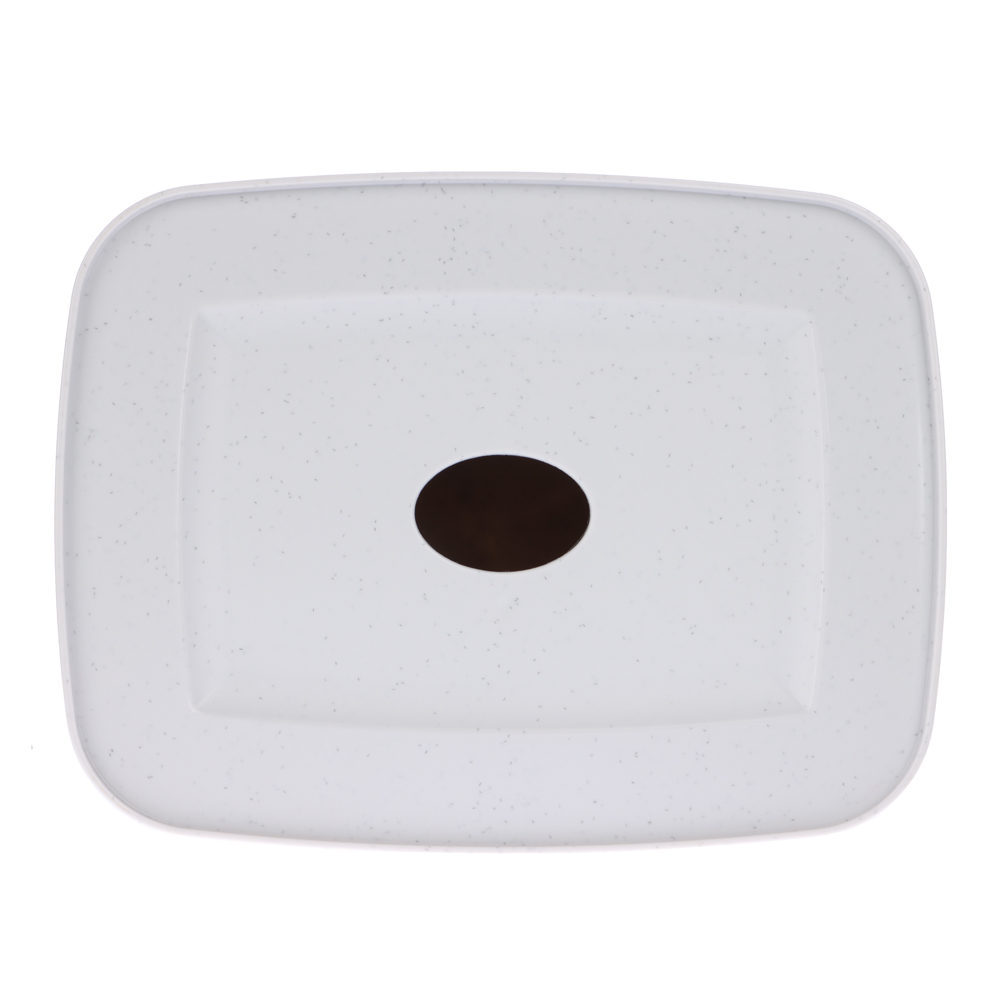 Коробка с крышкой VELVET, 150х115х70мм, 0,9л, цв белый, арт.№ 457-821