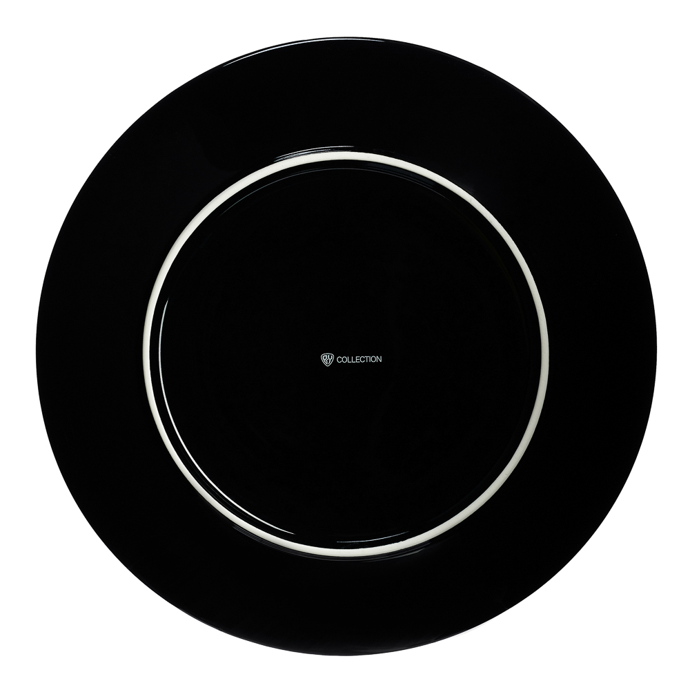 BY COLLECTION Black Line Тарелка подстановочная, 27х2,5см, фарфор, арт.№ 816-425