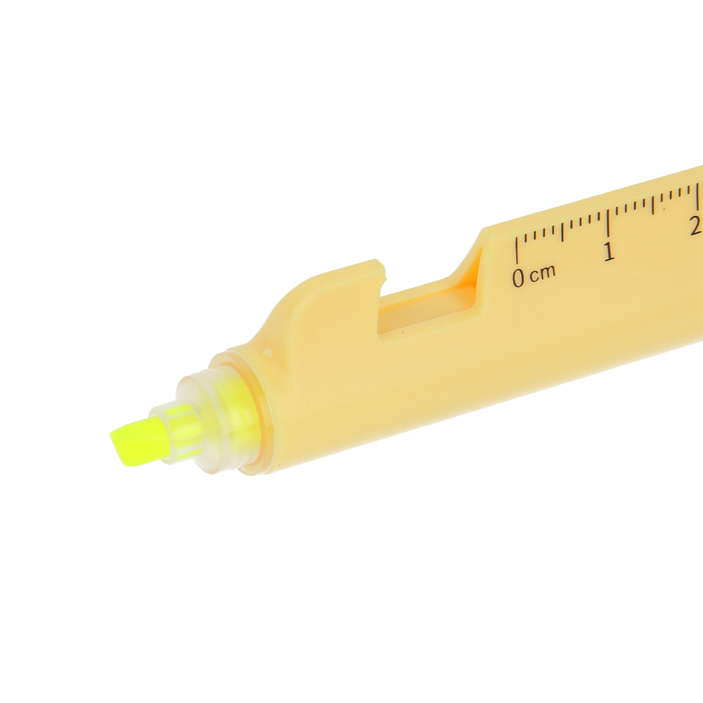 Маркер-выделитель 5 в 1 (ручка шариковая синяя, подставка, стилус, линейка), 6 цветов, арт.№ 613-139