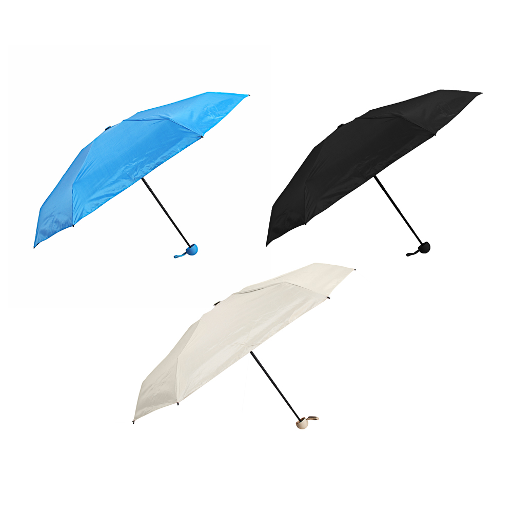 Зонт-мини механика в чехле, диаметр 90 см, 6 спиц, сплав, пластик, полиэстер, UF, 3 цвета, арт.№ 302-405