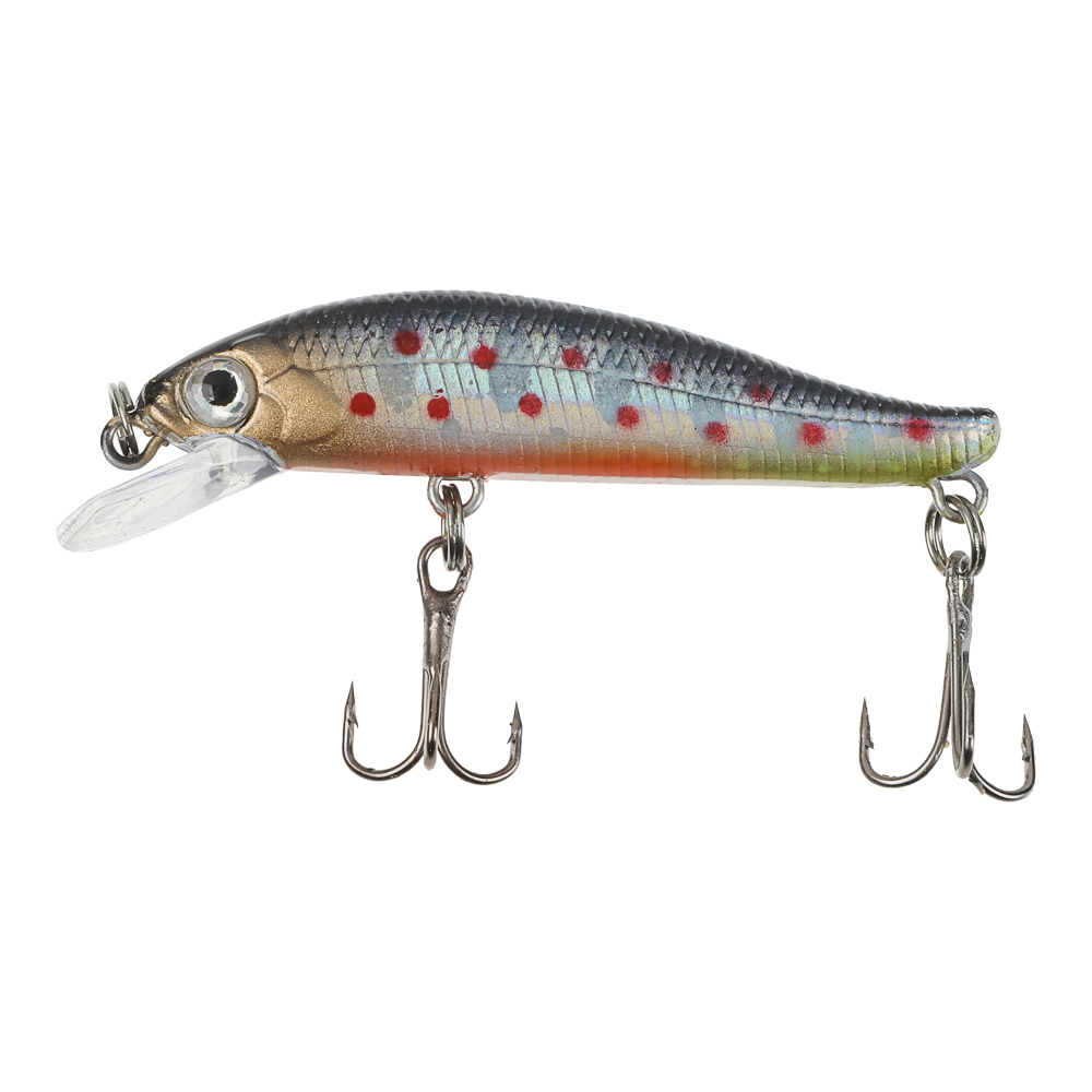 Воблер "Мини Минноу" тм AZOR FISHING, F, 4,0гр, 55мм, 0,0-0,8м, 5 цветов, арт.№ 144-098