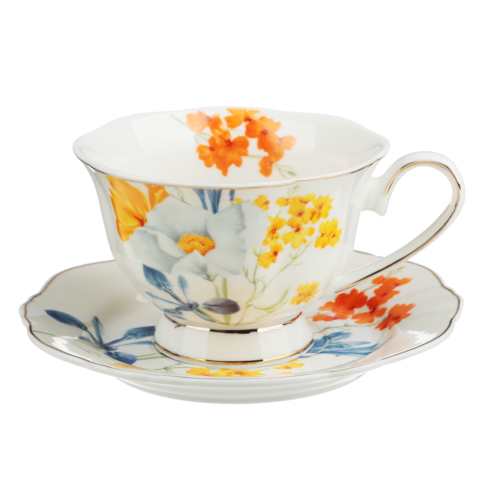 MILLIMI Настроение Набор чайный 4 пр., 220мл, 15см, фарфор, арт.№ 802-390