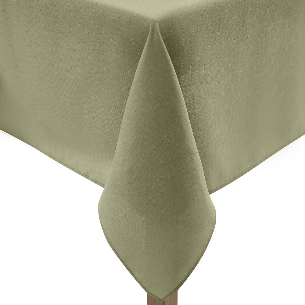 PROVANCE Эвкалипт Скатерть текстильная лён с водоотталкивающей пропиткой, 140х140см, 100% полиэстер,, арт.№ 435-001