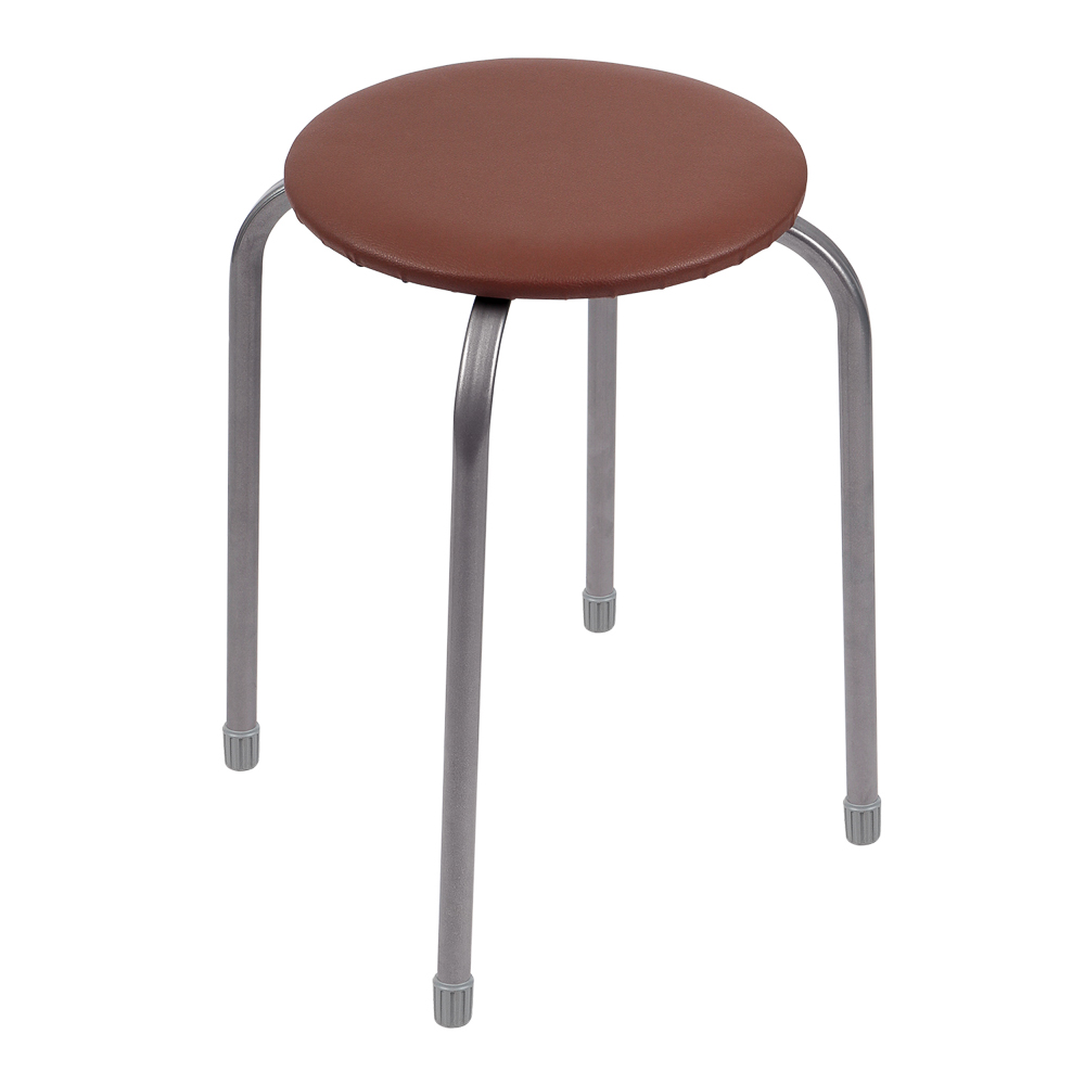 НИКА Табурет круг, металл, МДФ, мягкое сиденье, h47см, d29см, ТБ3, арт.№ 465-212