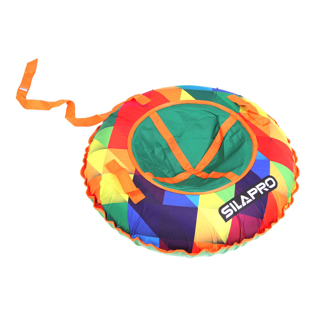 SILAPRO Сноутьюб с сиденьем "Мозаика", d=80см, оксфорд 600D, резина R14, ПВХ, арт.№ 112-062