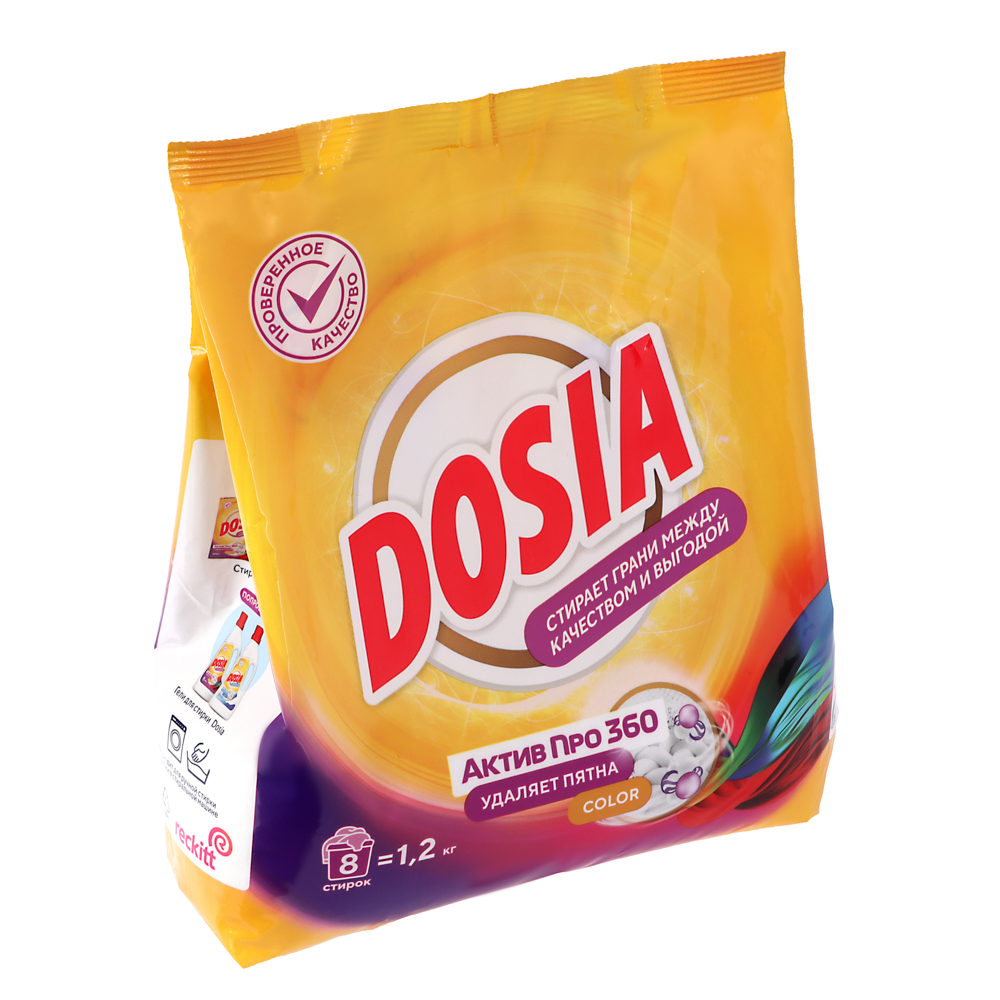 Стиральный порошок Dosia Optima Color, п/э, 1,2кг, арт.№ 958-160