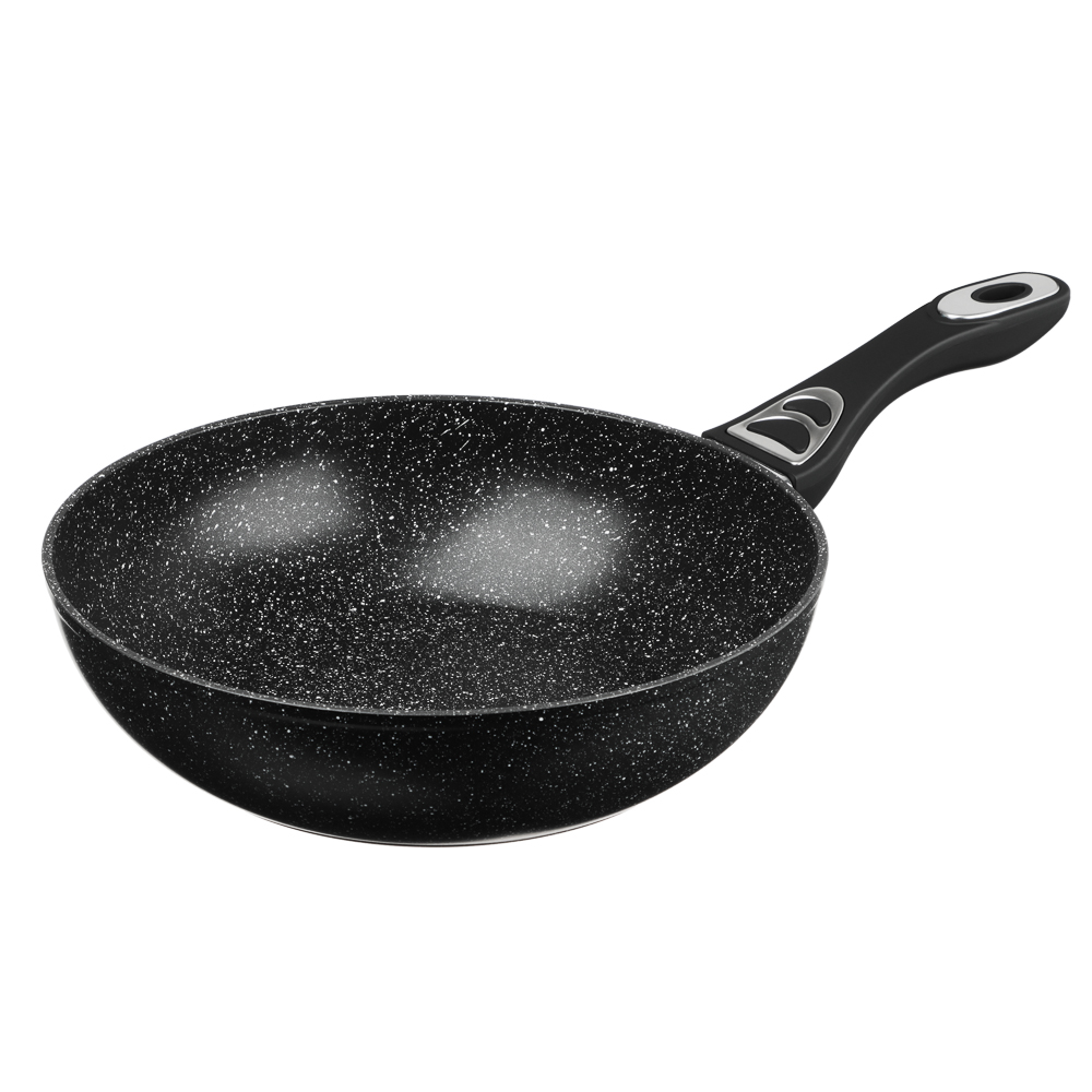 SATOSHI Танто Сотейник литой d28см, антипригарное покрытие Мрамор, индукция, арт.№ 846-389