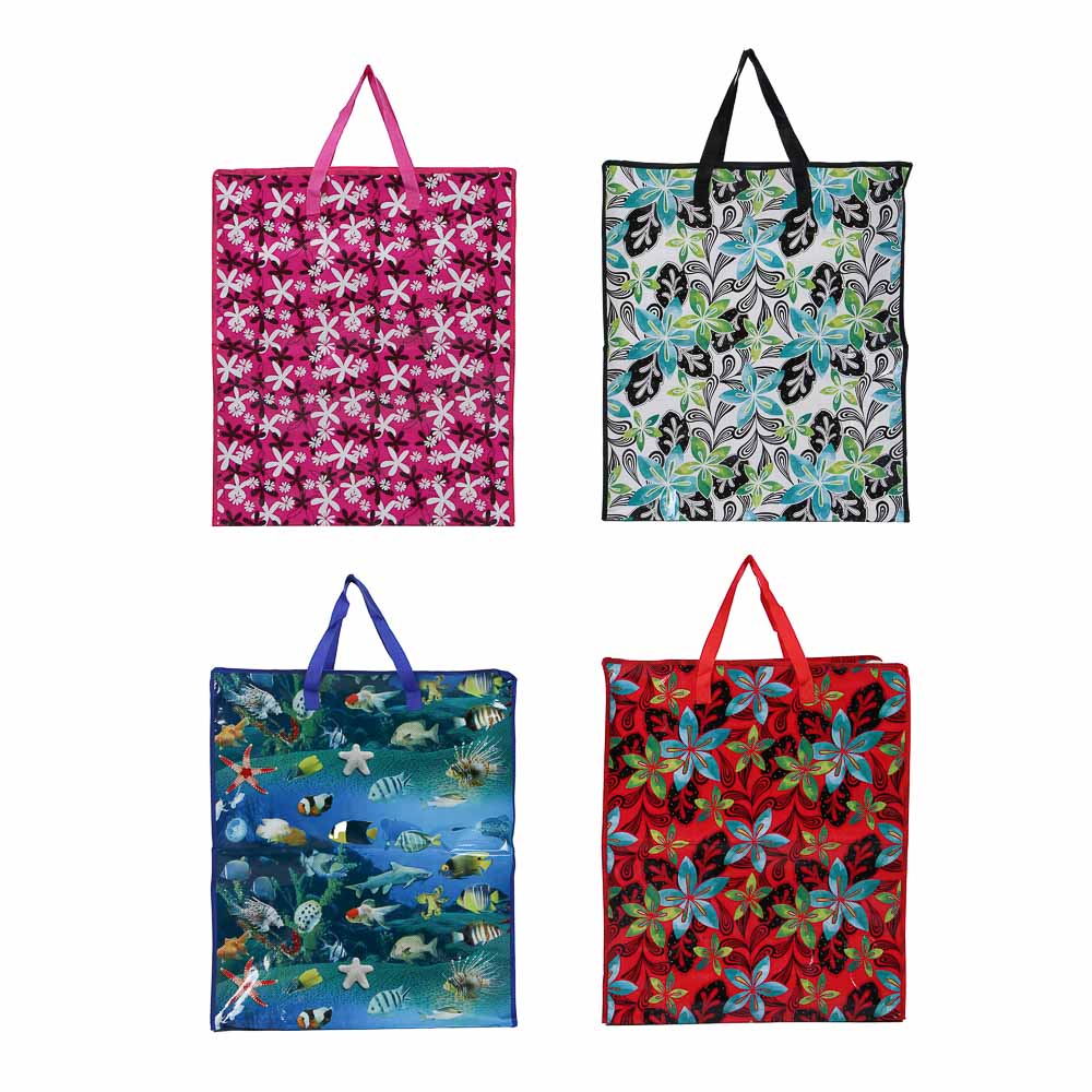 VETTA Сумка хозяйственная, 55х65х25см, 89 литров, до 7кг, полипропилен, 4 дизайна, арт.№ 467-132