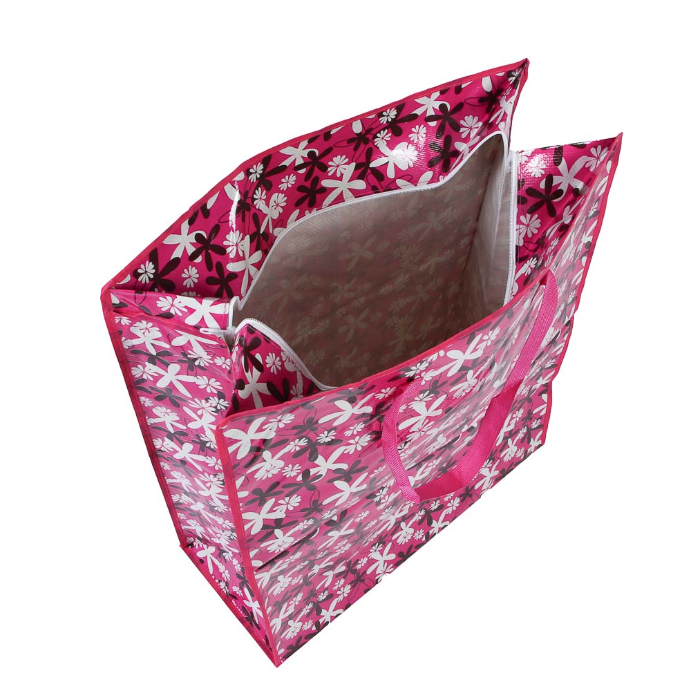 VETTA Сумка хозяйственная, 55х65х25см, 89 литров, до 7кг, полипропилен, 4 дизайна, арт.№ 467-132