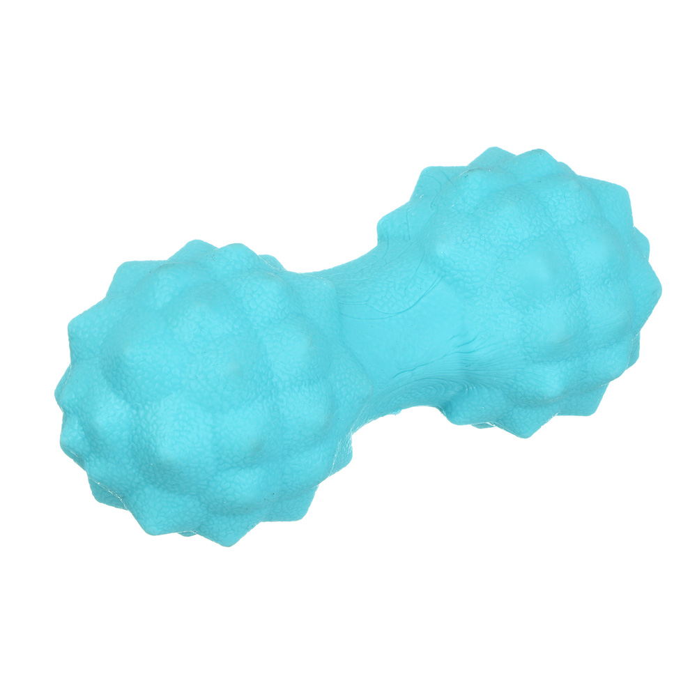SILAPRO Мяч массажный, сдвоенный, бирюзовый, 13х5.5см, ТРЕ, арт.№ 192-034