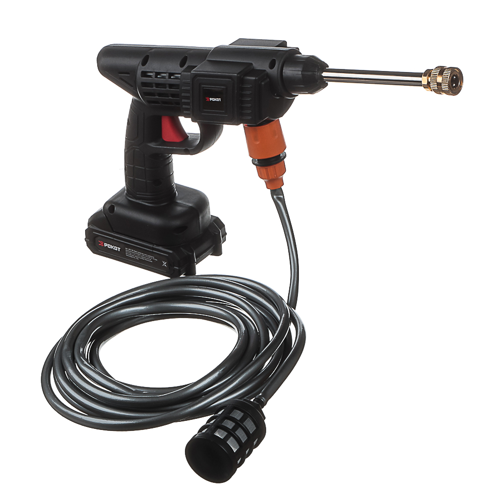 РОКОТ Минимойка высокого давления аккумуляторная, в кейсе, 2 АКБ, арт.№ 690-178