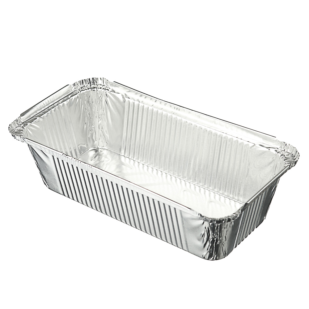 Форма для запекания, алюминиевая фольга, 22x12x5,3см, дно 18x7,8cм, 865мл, L-край, R14L, арт.№ 438-137