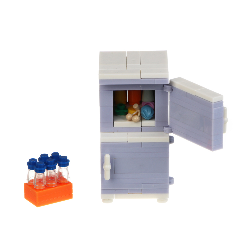 ИГРОЛЕНД Конструктор "Бытовая техника", 13х4х18,5 см, ABS, 8 видов, арт.№ 858-086