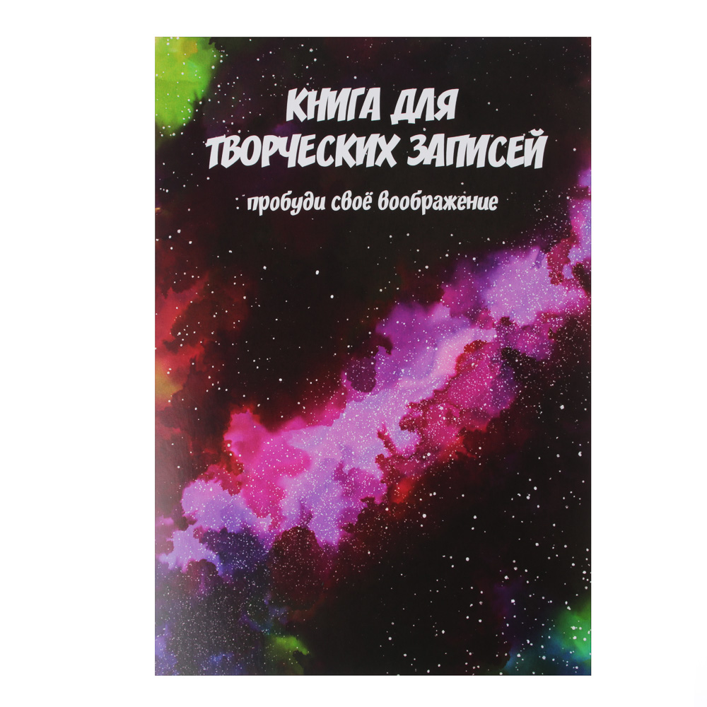 УИД Книга для творческих записей, бумага, 17х24см, 56 стр., 4 дизайна, арт.№ 831-003