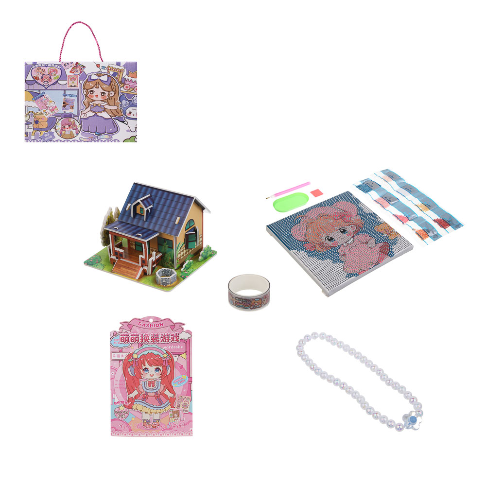 Набор для творчества бумага, PVC, 29х21х4см, 2 дизайна, арт.№ 287-465