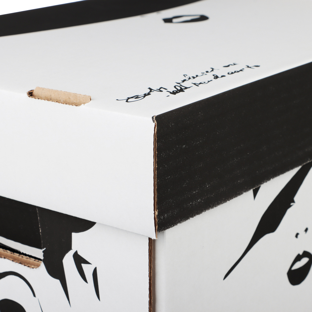 VETTA Короб для хранения со съемной крышкой, 32х25х25 см, картон, арт.№ 457-628