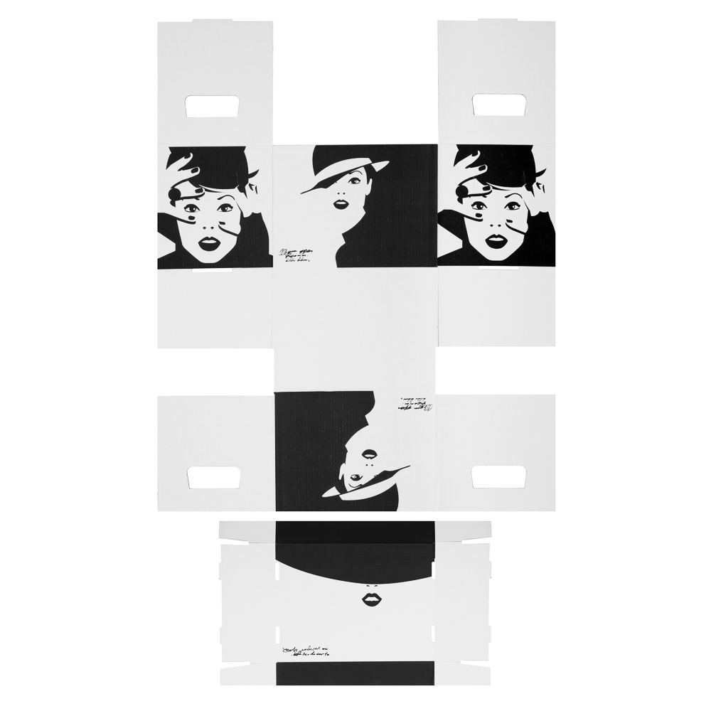 VETTA Короб для хранения со съемной крышкой, 32х25х25 см, картон, арт.№ 457-628