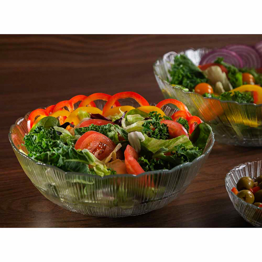 PASABAHCE Салатник "Атлантис" 226мм, закаленное стекло, в индивидуальной уп., 10249BFD, арт.№ 877-621