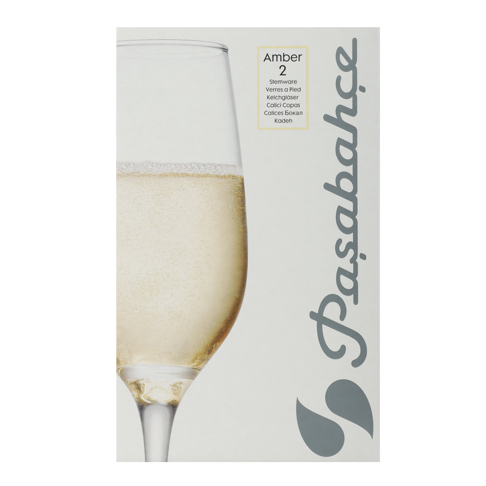 PASABAHCE Амбер Набор бокалов для шампанского 2 шт 200 мл, стекло, арт.№ 878-430