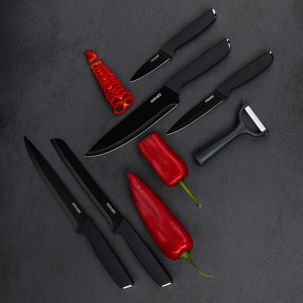 SATOSHI Орис Набор ножей кухонных 6пр, в магнитной коробке, арт.№ 803-382