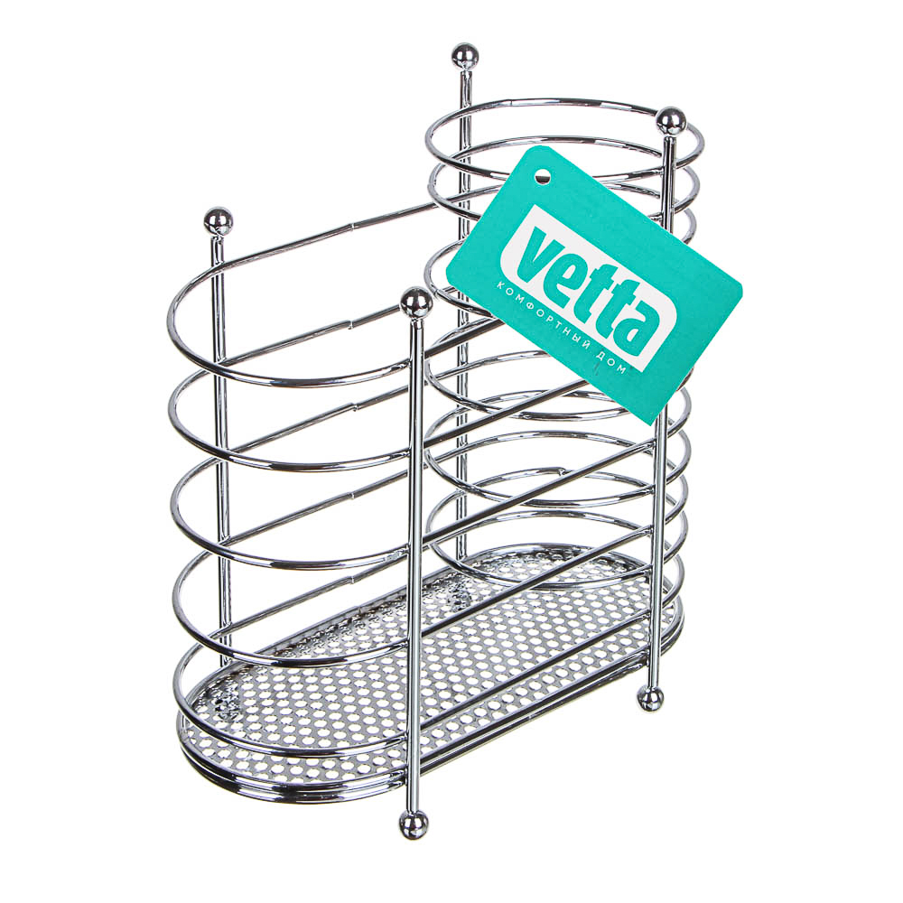 VETTA Сушилка для столовых приборов, металл, 16x16x7см, A 23, арт.№ 485-018