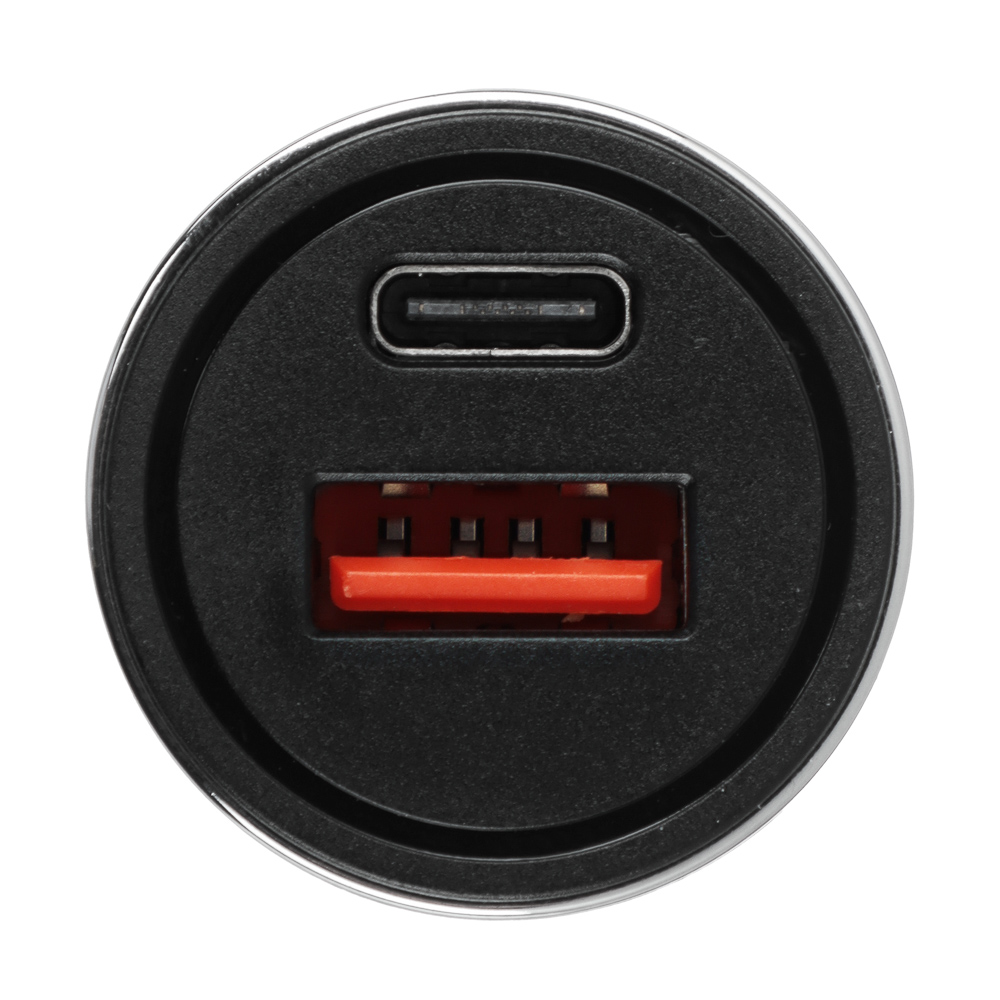 ЕРМАК Устройство зарядное в авто, USB QC 3.0+PD, 5В/3.1А, пластик, арт.№ 738-018