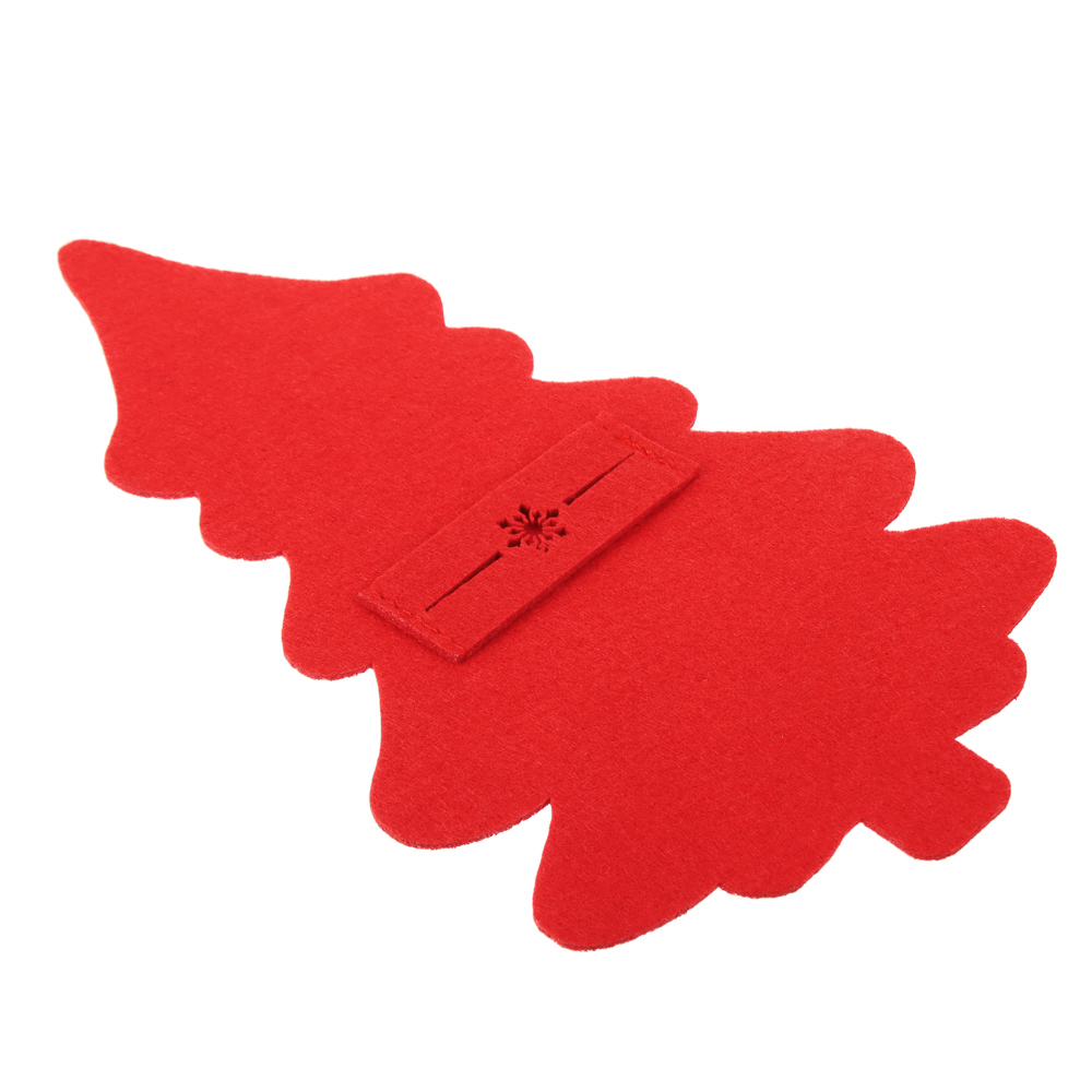 PROVANCE Асти Подставка фетровая под столовые приборы, 2шт в комплекте, 100% полиэстер, красный, арт.№ 492-121