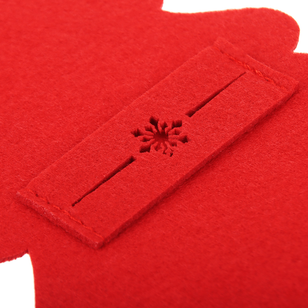 PROVANCE Асти Подставка фетровая под столовые приборы, 2шт в комплекте, 100% полиэстер, красный, арт.№ 492-121