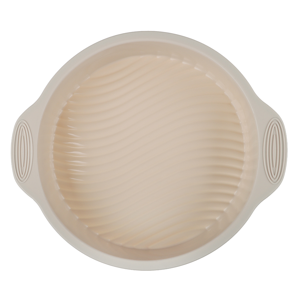 SATOSHI Форма для выпечки с ручками, круглая, 28х5,5см, силикон, арт.№ 856-225