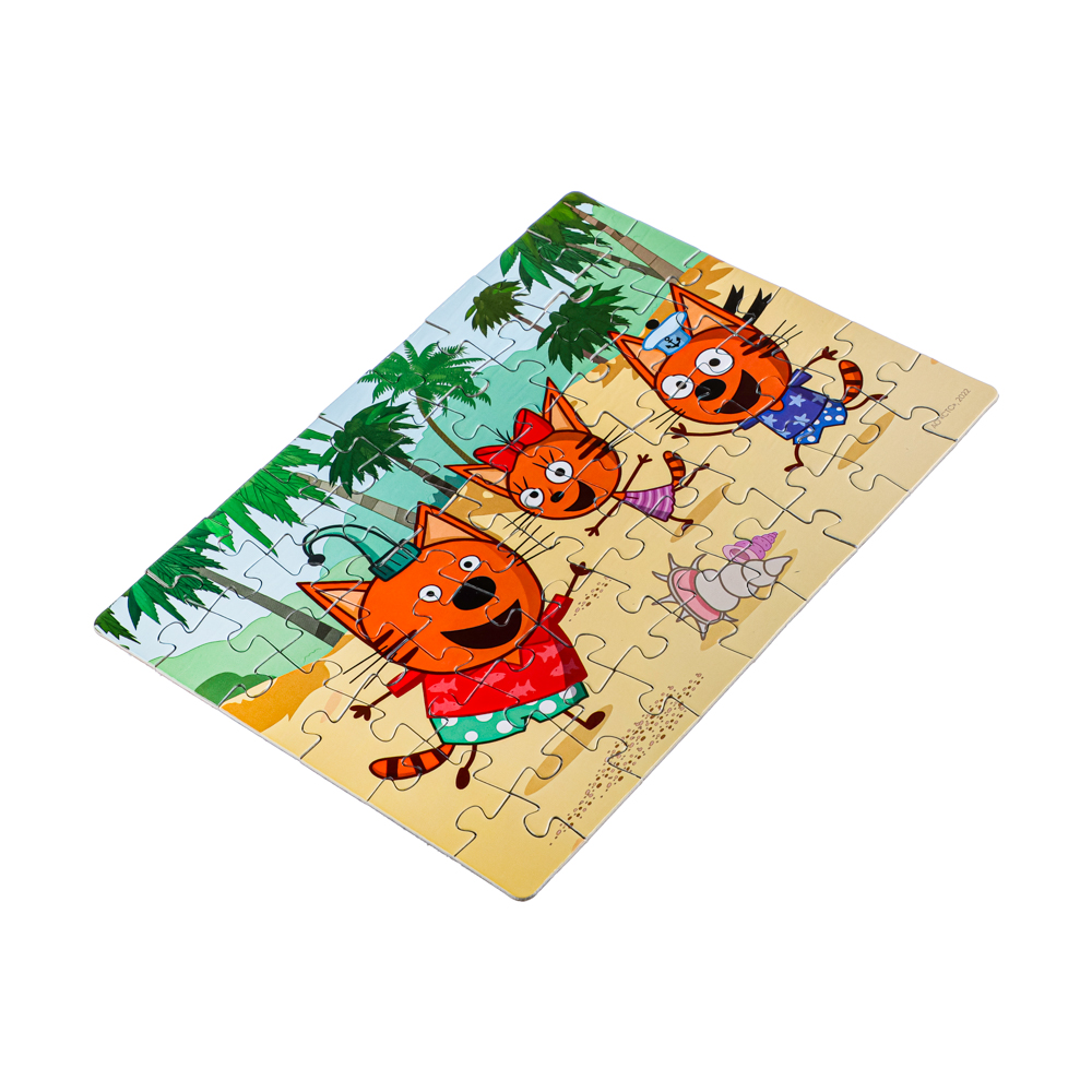 СТЕП ПАЗЛ Пазлы "Три кота" 54 эл., картон, 6х9х2см, арт.№ 272-846