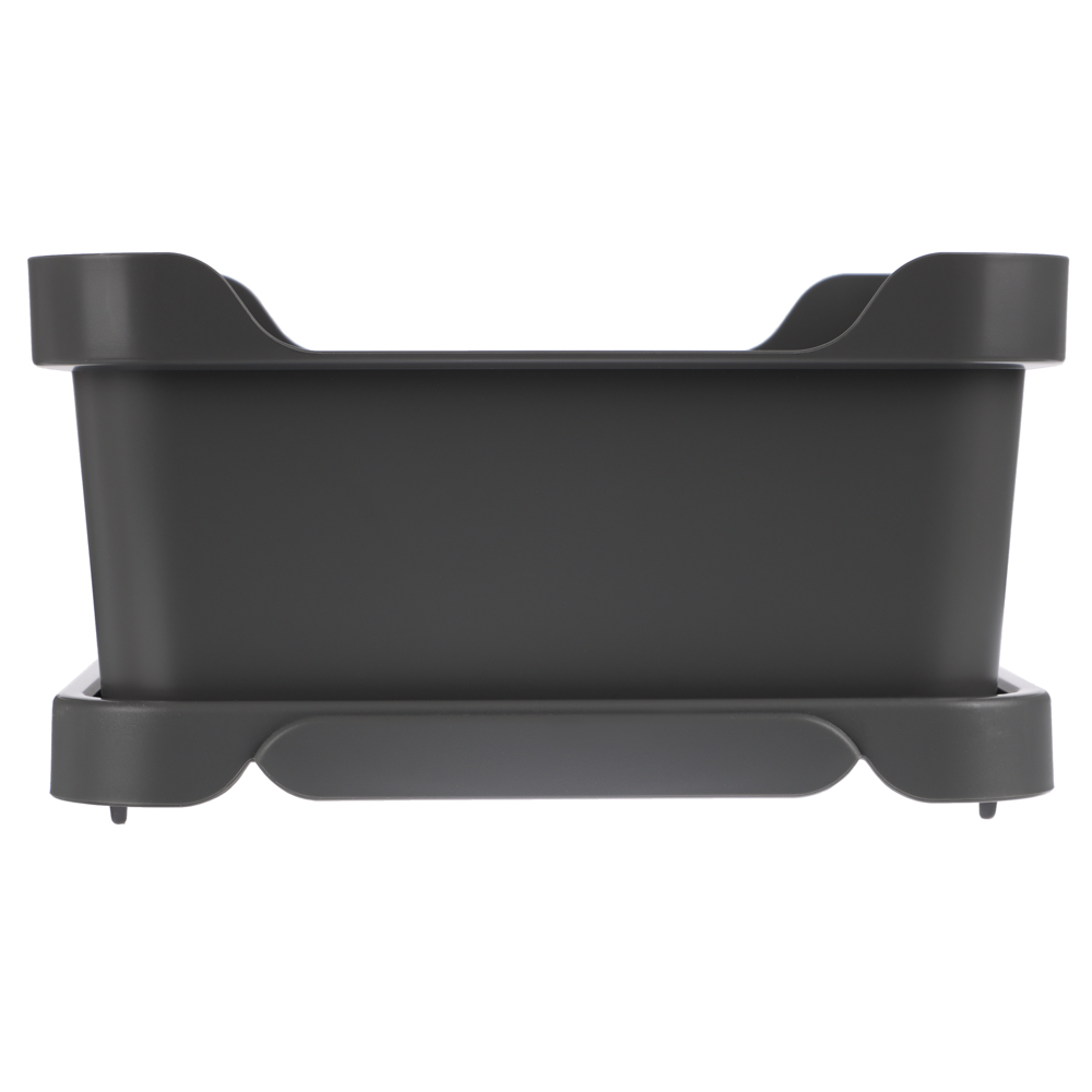 Ящик с крышкой универсальный Luxe, 270х190х120мм, 4,6л, серый, арт.№ 457-824