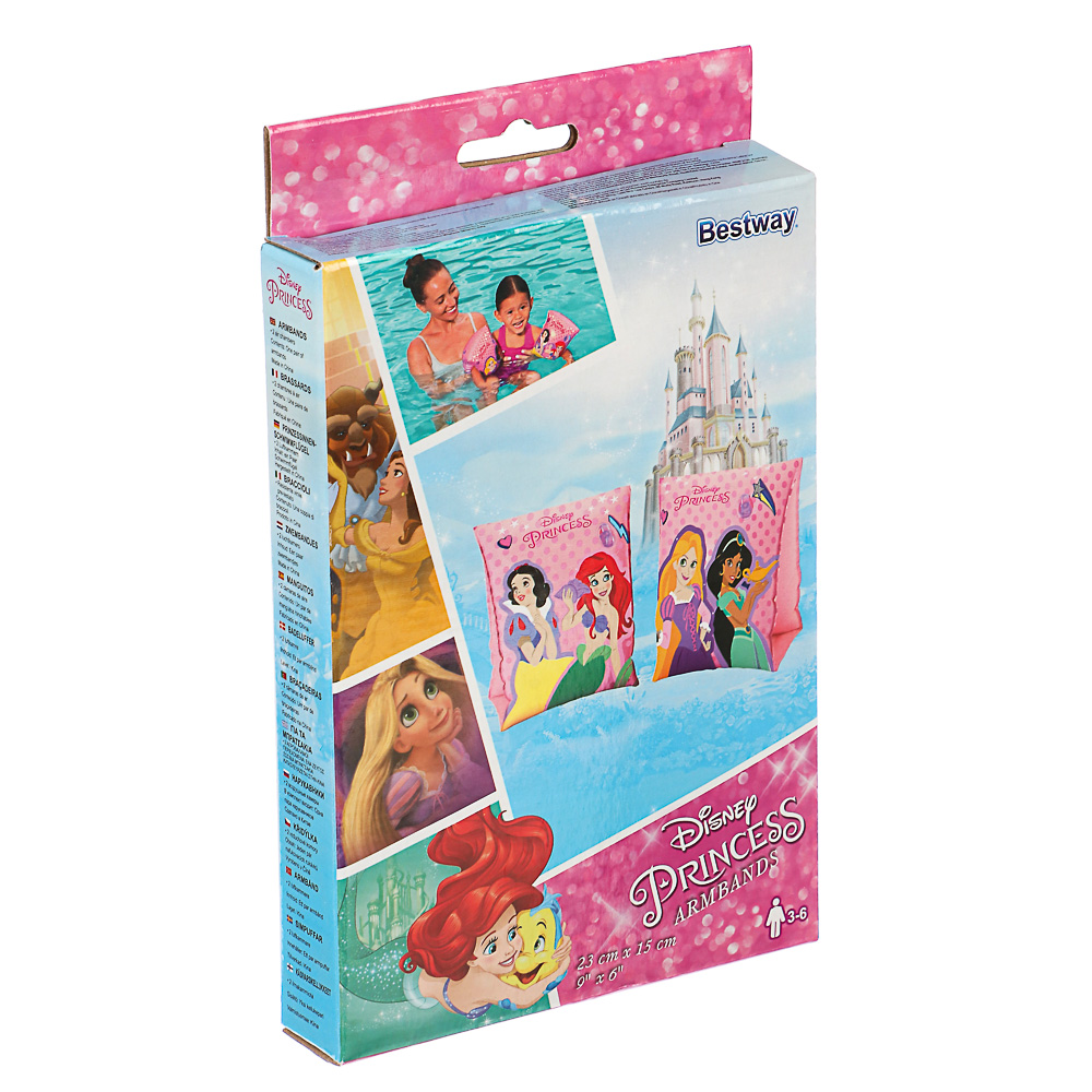 BESTWAY Нарукавники для плавания, ПВХ, 23x15см, Disney Princess, 91041EU, арт.№ 332-040