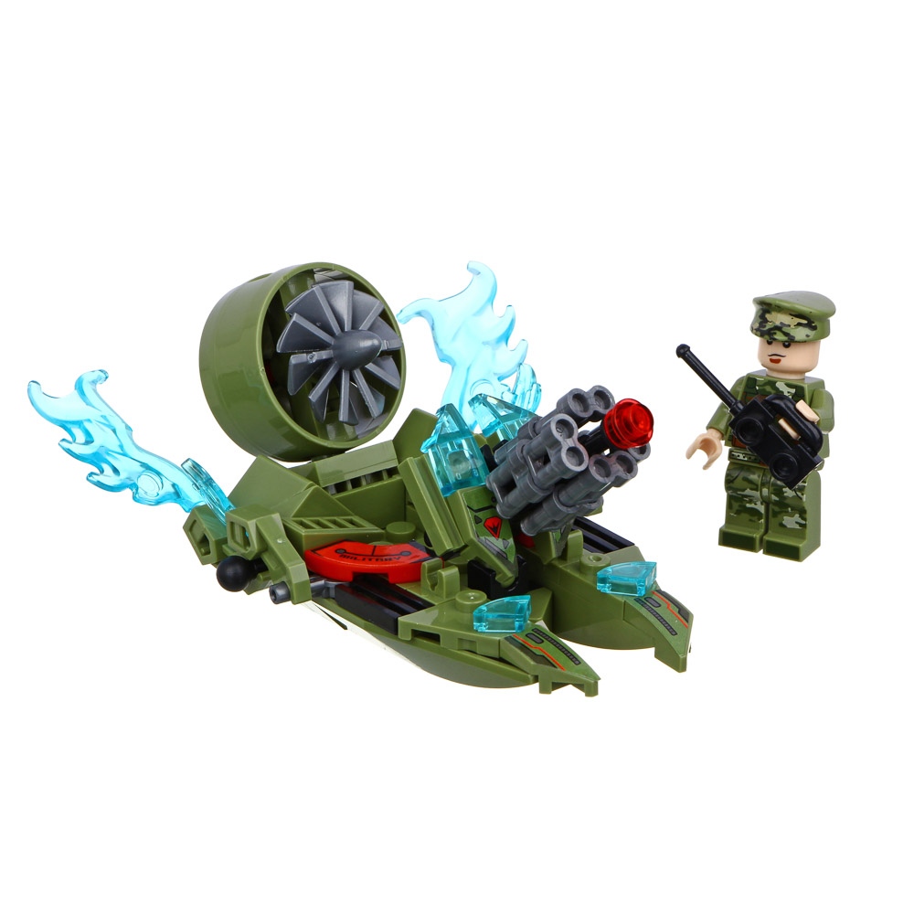 ИГРОЛЕНД Конструктор, ABS, 93-101 дет., 6+, 10х15х5 см, 8 дизайнов, арт.№ 265-488