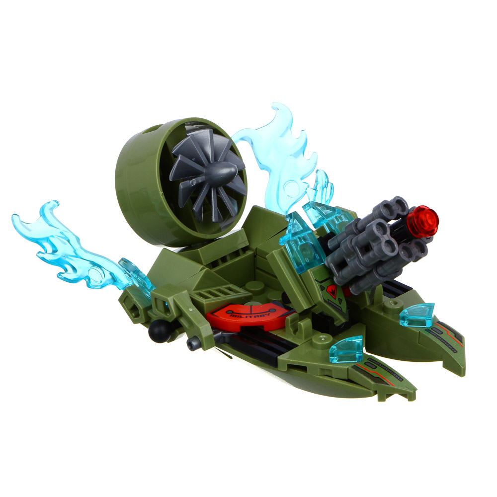 ИГРОЛЕНД Конструктор, ABS, 93-101 дет., 6+, 10х15х5 см, 8 дизайнов, арт.№ 265-488