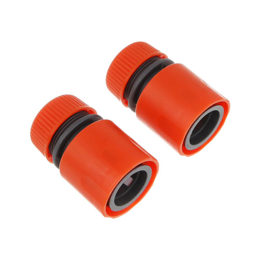 INBLOOM Набор для полива (пистолет 5 реж- 1шт., 1/2" коннектор- 2шт., 1/2"-3/4" штуцер-1шт.) ПП, арт.№ 160-001