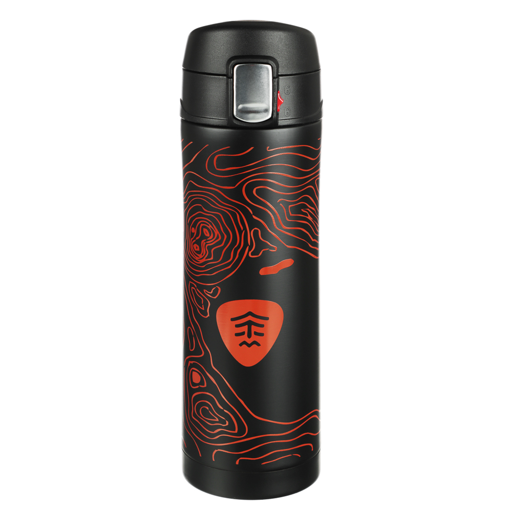 BY Герои Термос-кружка с крышкой на защелке, 450мл, нерж. сталь, 3 дизайна, арт.№ 841-826