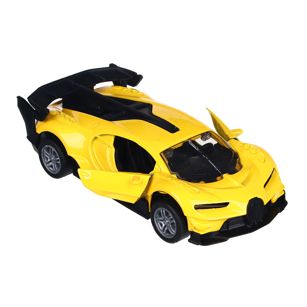 ИГРОЛЕНД Машинка инерционная, 1:32, двери открываются, алюминий, 12х6х4см, 20 дизайнов, арт.№ 292-137