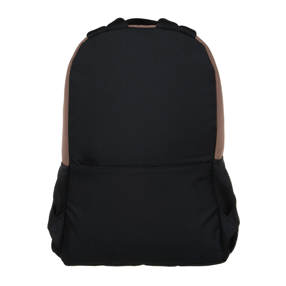 Рюкзак универсальный 40х30х15см, 1 отд., 4 карм.(1 на спинке), нашивка, нейлон, силикон, кофейный, арт.№ 593-017