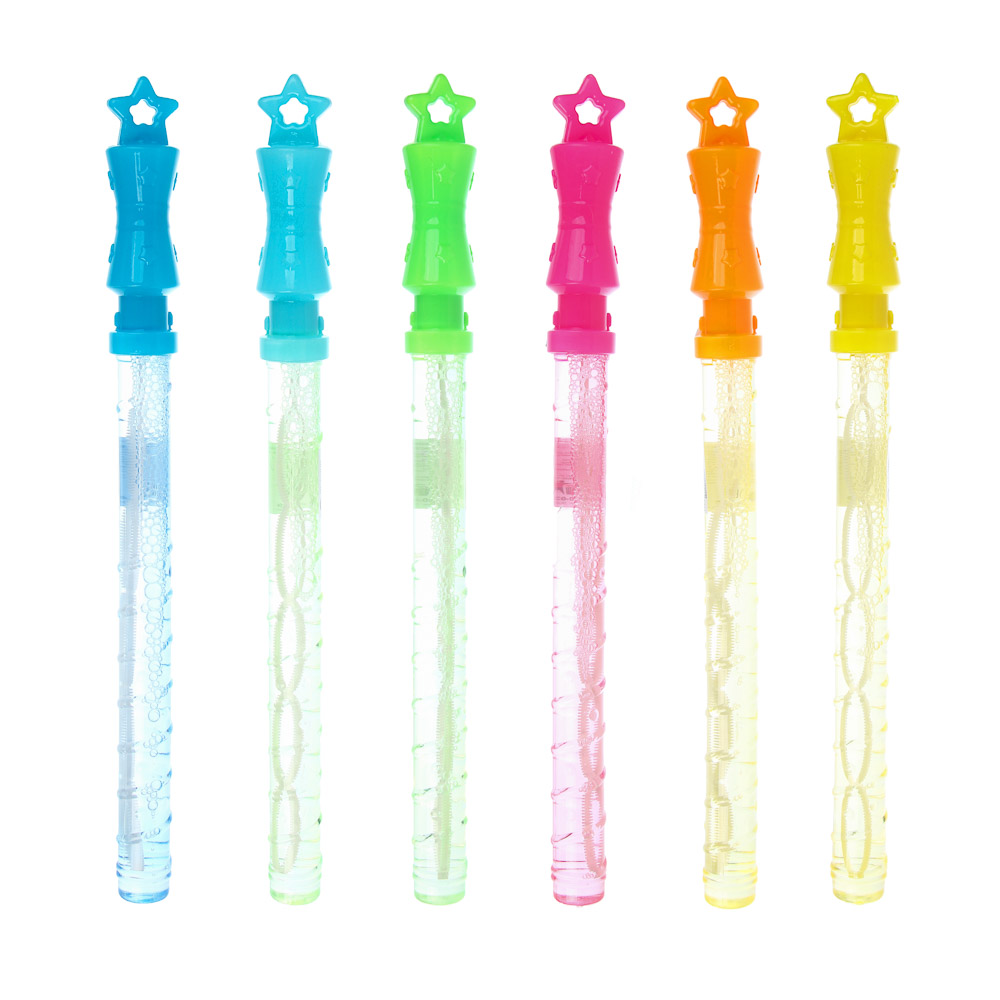 Мыльные пузыри с ручкой "Звёздочка", ИГРОЛЕНД, мыл. раствор 110мл, арт.№ 460-039