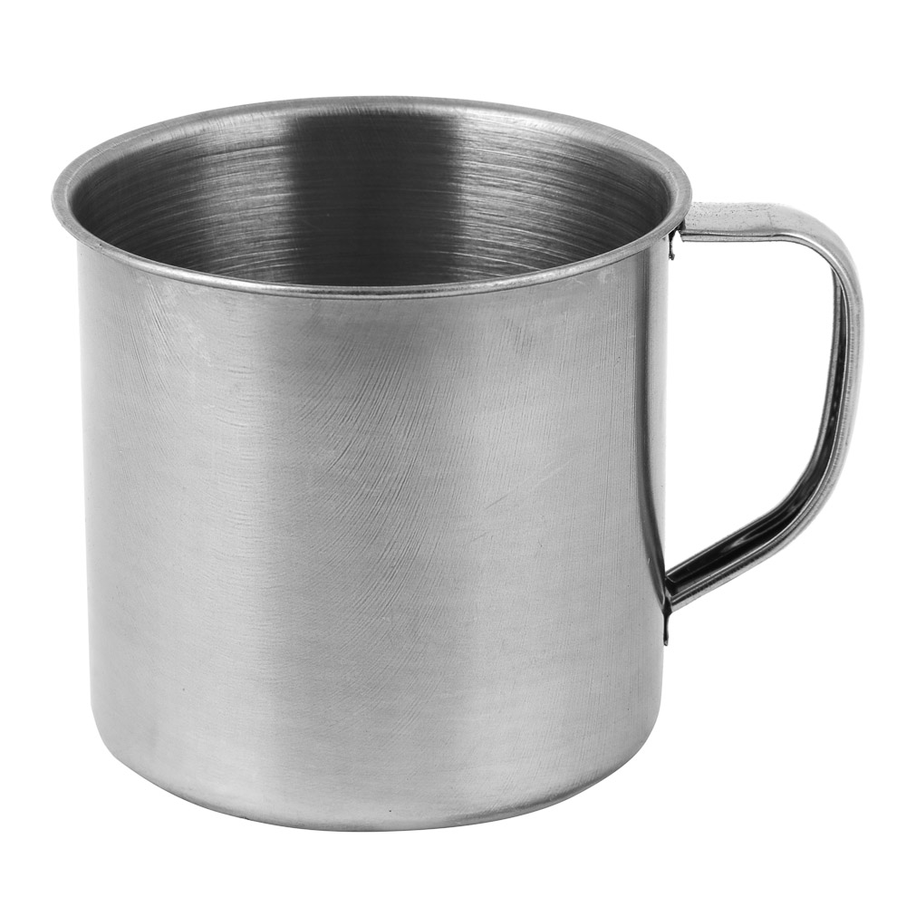 Кружка туристическая тм РУССО ТУРИСТО 0,26л, 9,2х8,3 см, 410-я нерж. сталь, арт.№ 123-063