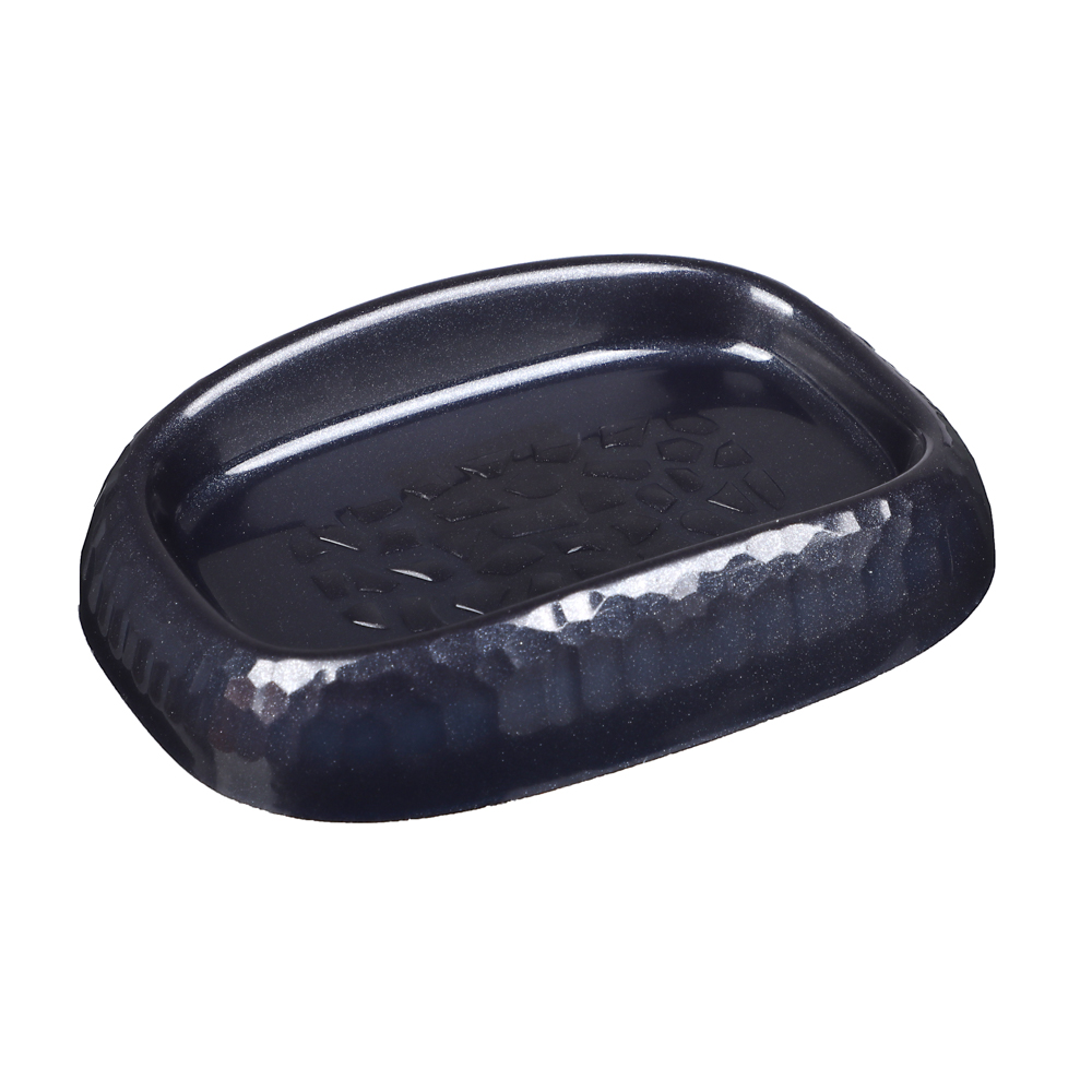 Мыльница, Luna, пластик, синий, арт.№ 463-441