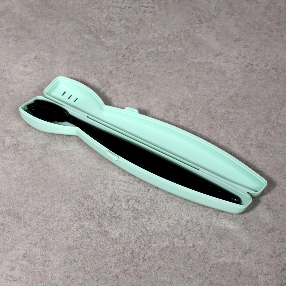 Футляр для зубной щетки, Волна, 200х25х20, пластик, мятный, арт.№ 463-450