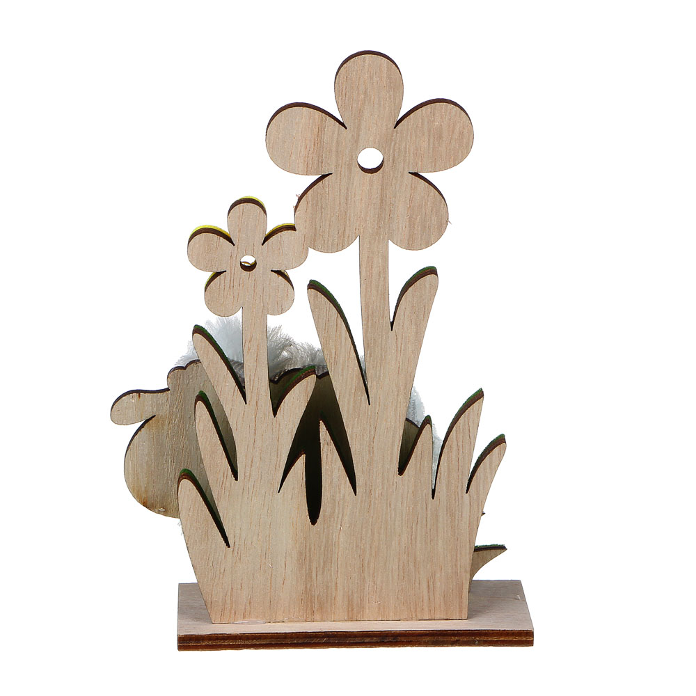 INBLOOM Декор садовый Овечка 16 см, МДФ, 2 дизайна, арт.№ 153-130